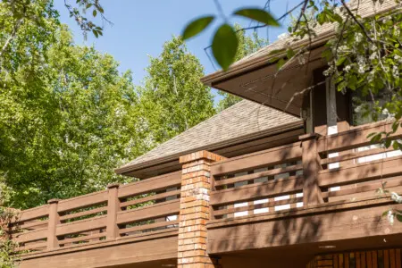 Brick lodge in Fairbanks, Alaska ideal for weddings and unique overnight stays.